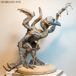 remjie:  DOLLS FOR SALE!Facebook I Instagram I TwitterFinally making some visible progress on this personal project of mine, “Fuglemannen” (the Bird Man). I did put this sculpt on hiatus for over three months and now I am pumped to finish him!Sculpey