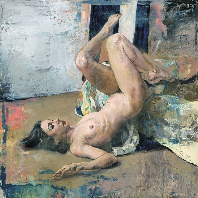 drdavidmrmack:  kentwilliams:  Topsy-turvy, 2014, oil on canvas, 20 x 20 in., 51