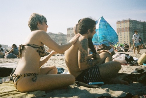 Beach freaks. Rockaway. August 2018.