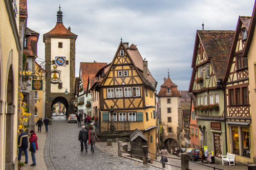 breathtakingdestinations:   	Rothenburg ob der Tauber - Bavaria - Germany (by Luftphilia) 