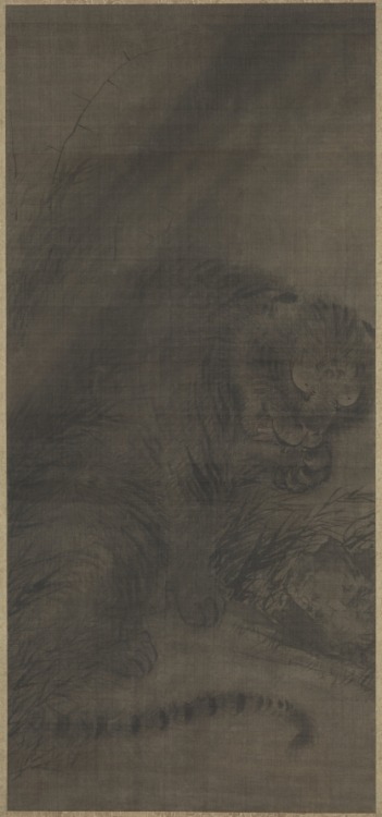Tiger, Fachang Muqi, c. 1250-1279, Cleveland Museum of Art: Chinese ArtSize: Overall: 123.8 x 55.9 c