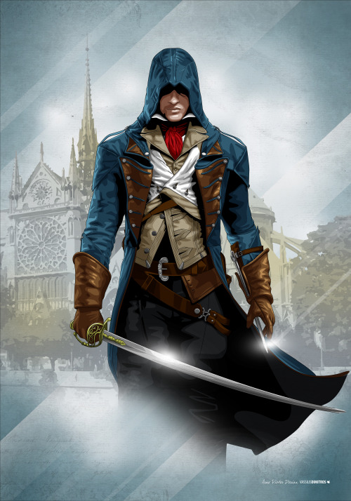 assassinscrypt:  Assassin’s Creed Fanart by Vassilis Dimitros Today we owe thanks to our fan Vassilis Dimitros (and we are his fan in turn) for having granted us to exclusively show you his last work on #AssassinsCreed: Arno from #ACUnity!His fanarts