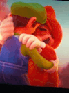 multicolour-ink:MARIO IS SO HAPPY TO SEE HIS BRO THAT HE JUST PICKS HIM UP IN PURE JOY 😭❤💚And just look at his face after he puts Luigi down“Aww come on bro I’m so happy to see you I just want to hug you a bit longer ❤” 