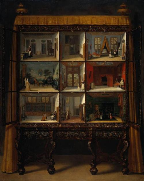 oldfarmhouse:Dolls’ House of Petronella Oortman, c.1710 by Jacob Appel (I) (Dutch, 1680–1751)