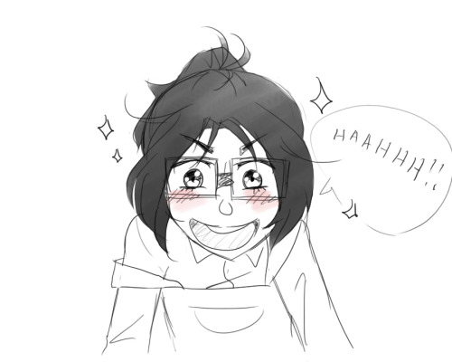 squad-leader-zoe-hanji:  bluupanda:  i need more 6 year old Levi in my life  *hyperventilates because Hanji~* 