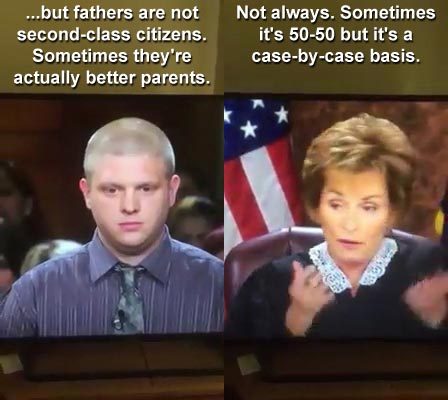 inkedandproudinfidel:  michaelam1978:  I love this! Judge Judy schools a naïve 