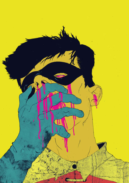 lospaziobianco:  1) Batman by Greg Capullo 2) Bleeding Robin by Boneface 3) Homer