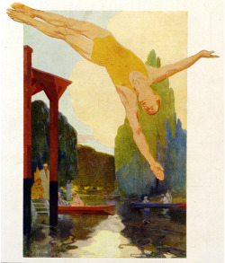 René Lelong, River Diver (1920)