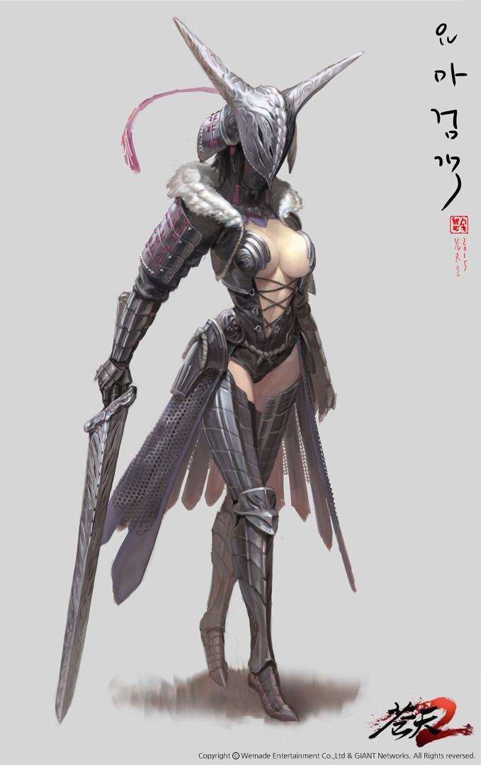 illustrations-blog:    苍天2 character concept by  Jaehong Jeon    Illustrations