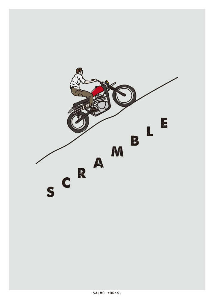 caferacerpasion:  SCRAMBLE - Salmo WorksÂ  | www.caferacerpasion.com