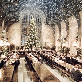 magic-seasons: i-live-for–the-aesthetic:   🌲 Christmas at Hogwarts 🌲 requested by @escapemythought​   It’s cold outside, come on in 🍂❄️☕️   Hell yes! 