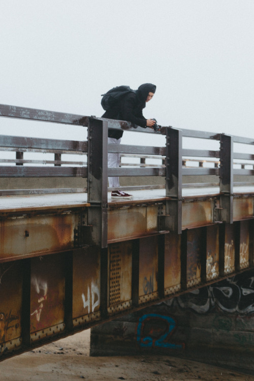 Hanging around the bridge