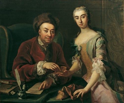  Double portrait by Martin van Meytens the Younger, 1740