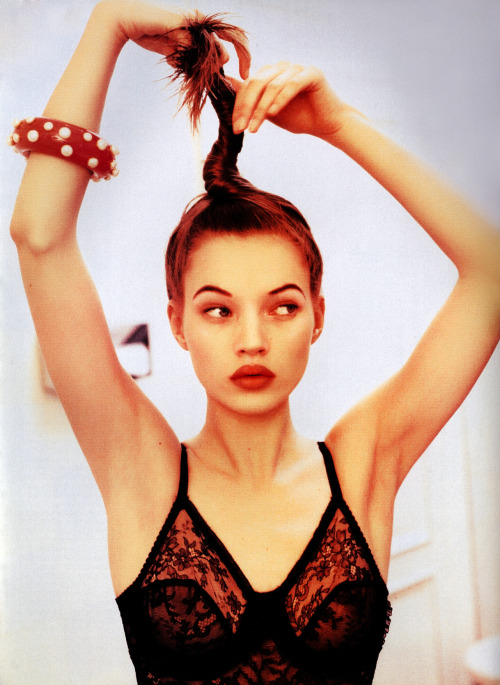 fashionphotographyscans: Magazine: AllureYear: 1994Models: Kate MossPhotographer: Frederique Ve