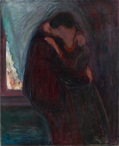 The Kiss, by Edvard Munch (1897).