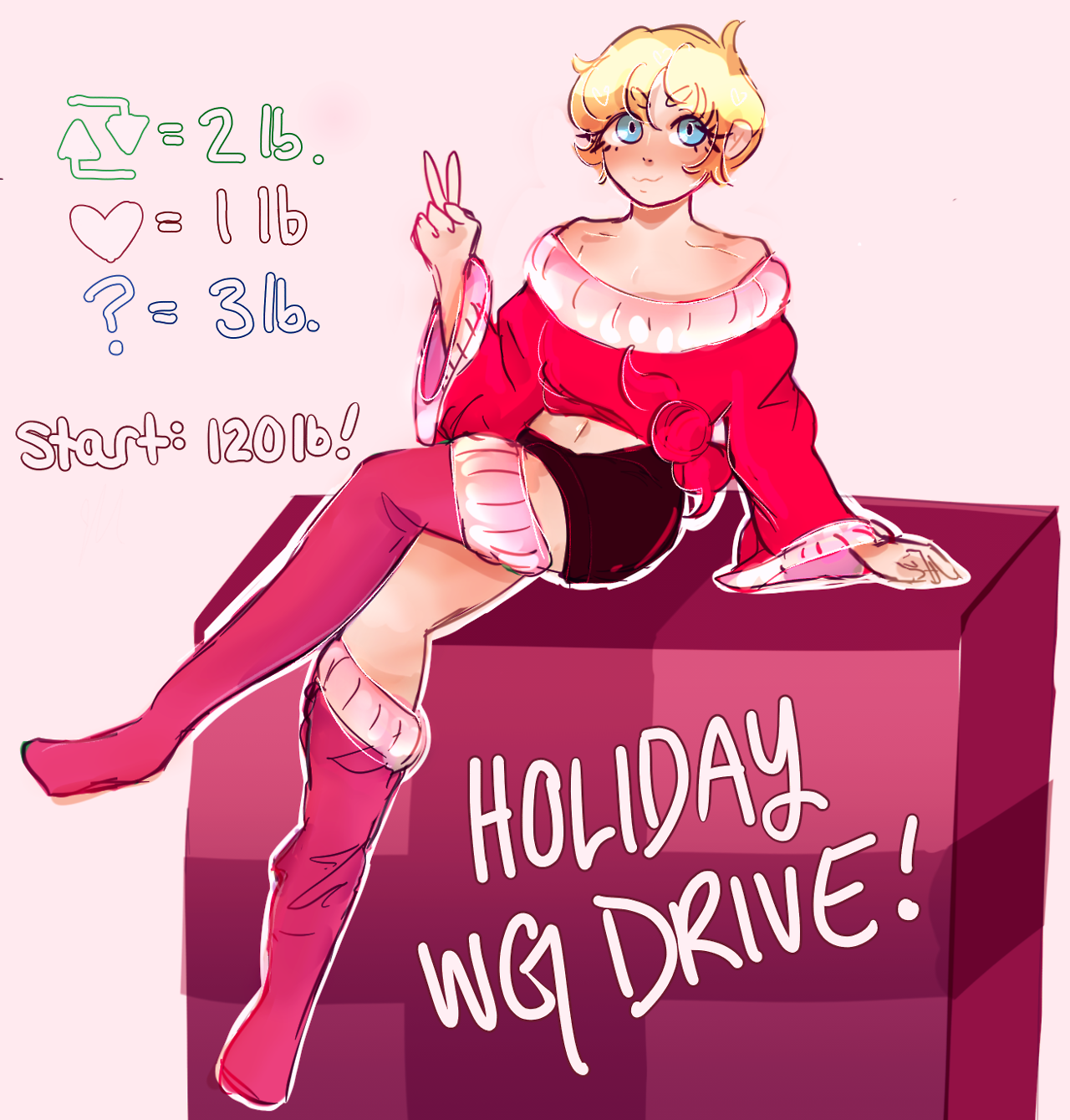 plushierkitty: plushierkitty:  happy ho ho holidays! i got a couple of requests for