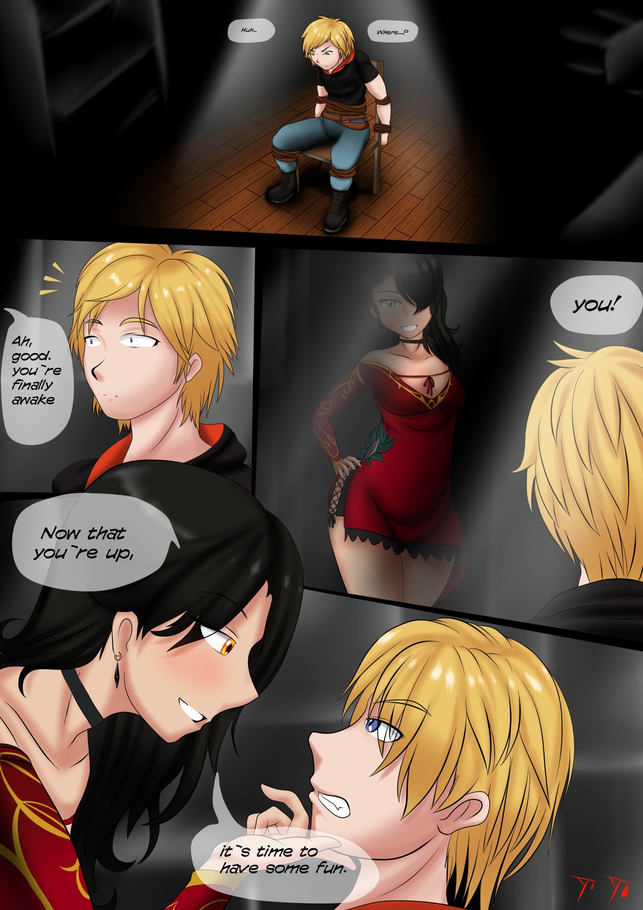 patreon req : cinder x jaune page 1please support me on patreon so i can make more