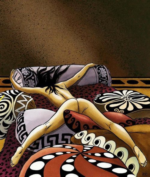 artbeautypaintings:  Flaked out - Paul Cuvelier 
