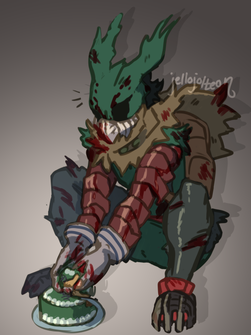 Rabid Creature Steals Cake, More At 11(Happy Birthday Son I Love You Please Take A Shower And Get Therapy)