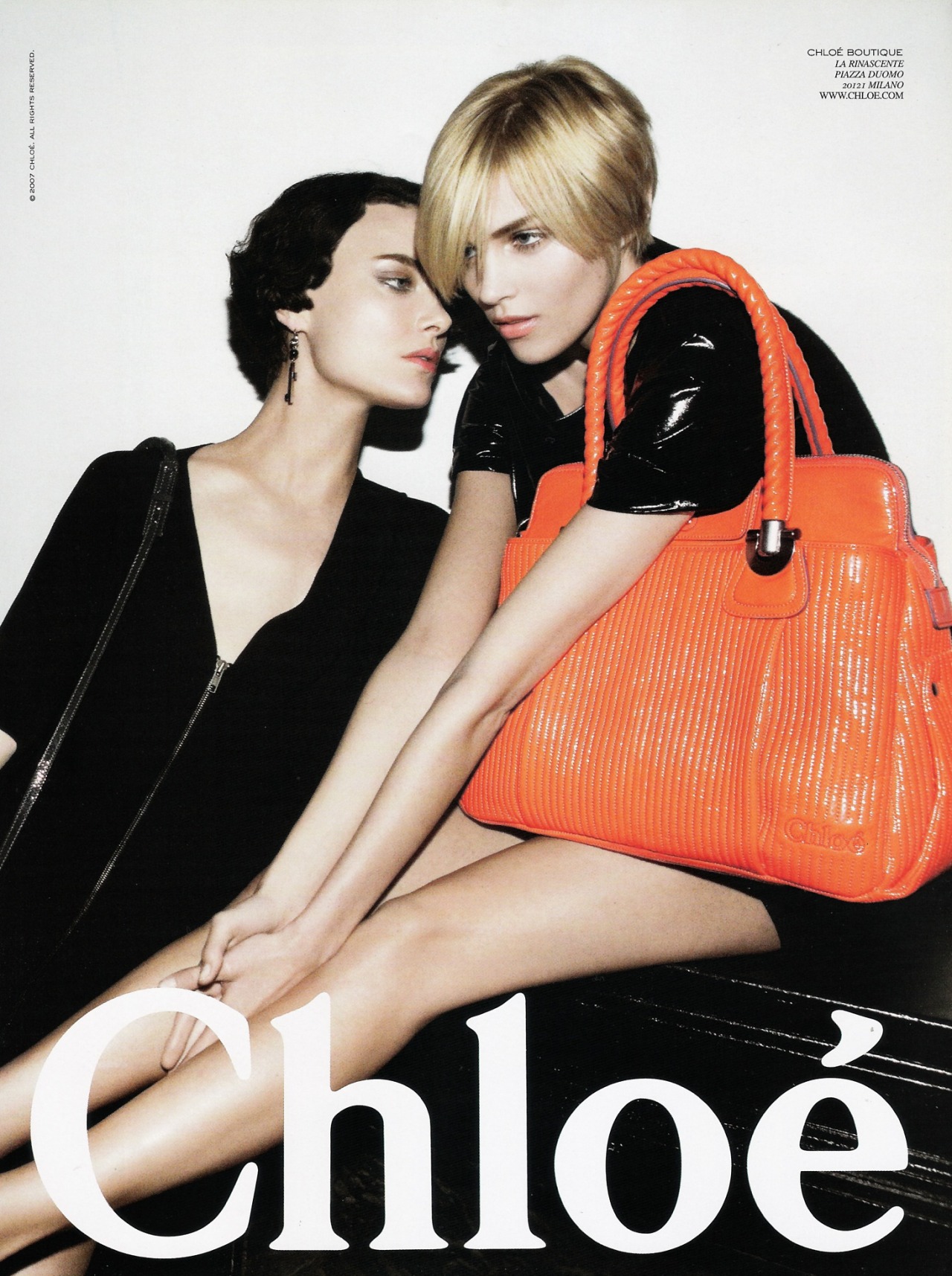 lelaid:  Shalom Harlow &amp; Anja Rubik by Inez &amp; Vinoodh for Chloé
