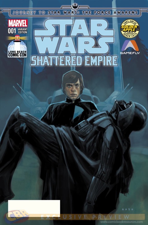 alwaysstarwars: Loving this Phil Noto variant cover for Shattered Empire #1!