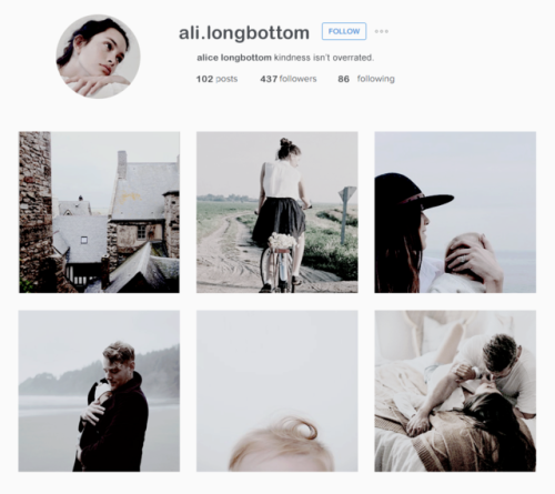 snowhites:instagram series: alice longbottom“There’s bravery in being soft.”