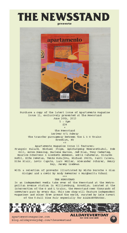 Purchase a copy of the latest issue of Apartamento magazine  Issue 11, exclusively presented at The 