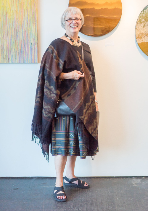 sf-looks: Kaete, 73”I am 73 and can officially wear grandma clothes! Hand crafted items are my passi