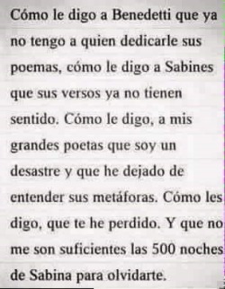 f-u-c-k-i-n-g-feelings:  Cómo les digo, que te he perdido.