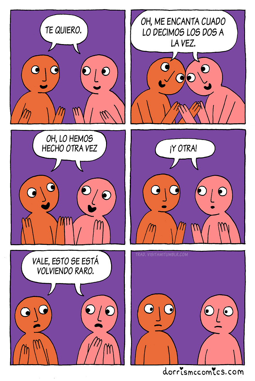 visitamitumblr:  Es raro, sí Original en Dorris McComics 