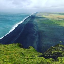 amazinglybeautifulphotography:  Friend recommended the Dyrhólaey peninsula for a good view of Reynisfjara black sand beach in Iceland, I’d say the view was way beyond good. - keithg4707