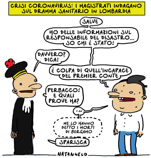 Indagine sul disastro Indagini sul disastro - la mia vignetta per Il Fatto Quotidiano oggi in edicol