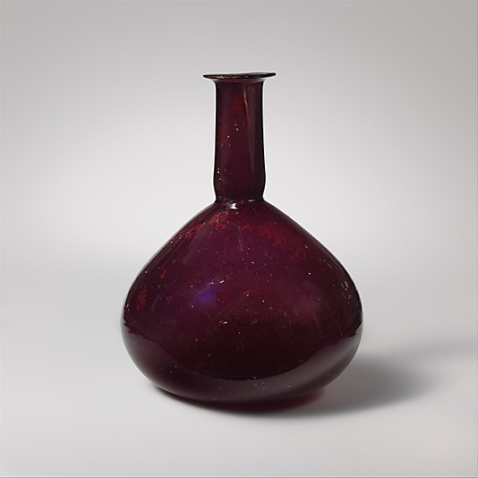 ancientpeoples:
“Glass Perfume Bottle
1st Century AD
Early Imperial Roman
(Source: The Metropolitan Museum)
”