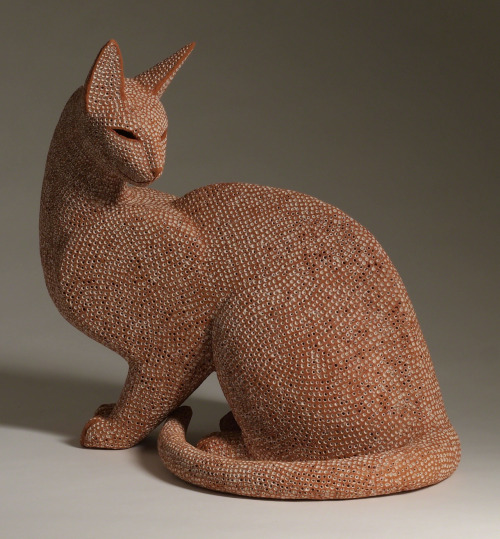 ortut:Mokichi Otsuka - Cat, 2018(Terracotta)