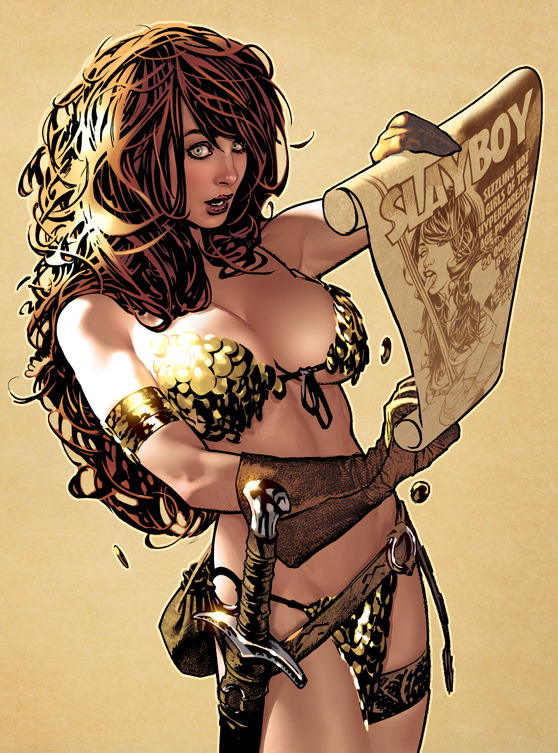 geekearth:  Red Sonja - More of my favorite Women of Comics  Super hot and an amazing