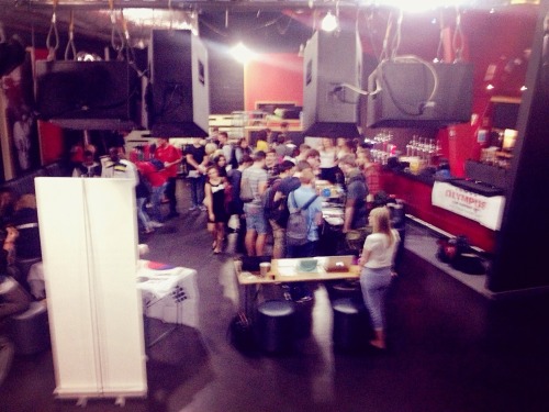 Demonstrating (and just messing around) at Freshers Fair last week. I spent SIX HOURS on t