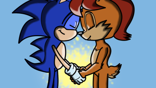 SONIC'S SURPRISE KISS! (Sonic Comic Dub) 