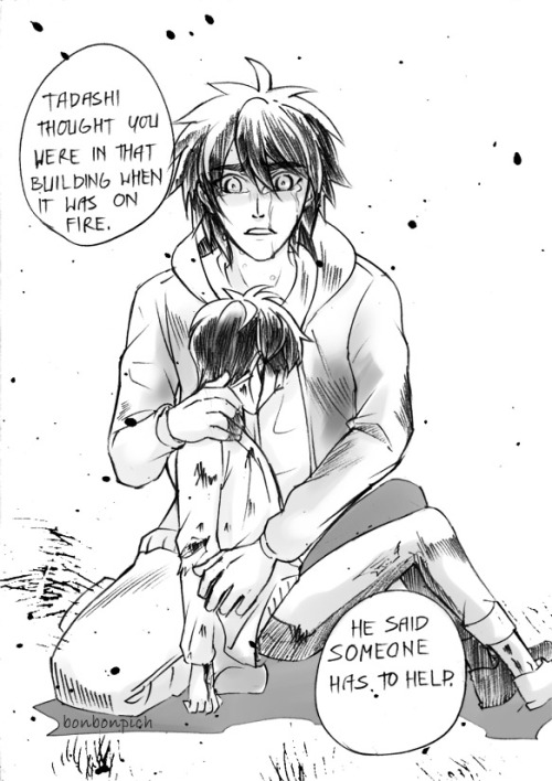bonbonpich:  Age Swap AU. i thought of this for a while back there but didn’t draw it. then recently, i listen to ‘Shots’ by Imagine Dragon and these ideas came back. i am inspired and so pumped up because of the song that i had to draw it.i didn’t