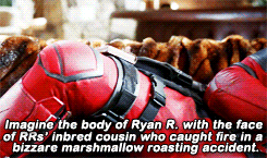 mishasteaparty:Ryan: The thing I love about Deadpool is that the marketing campagn is an extention o