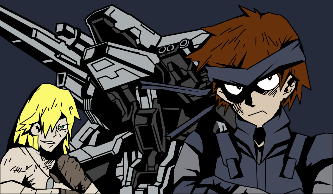 badmankakarot:  I absolutely love MGS and Gurren Lagann so I made a bunch of crossovers,