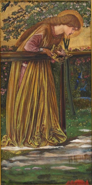 The Blessed Damozel by Edward Burne-Jones, circa 1856-1861