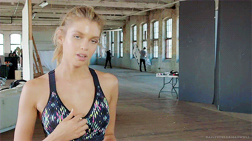 dailystellamaxwell:  Stella Maxwell on Behind The Scenes 