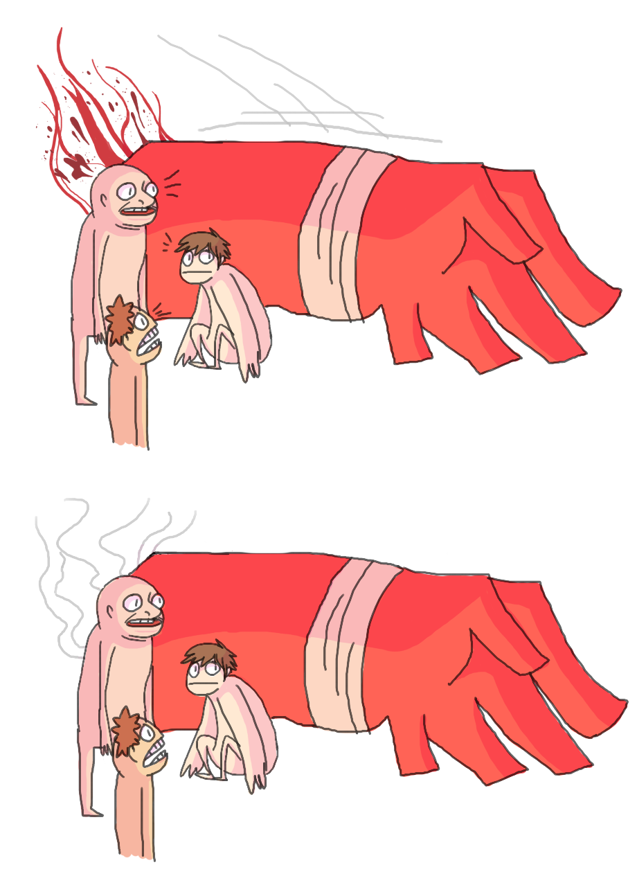 trows:  wowza-wowzers:  redraw of this gross shit cause its so damn ugly I had to