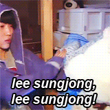 :  sungyeol + weirdness  