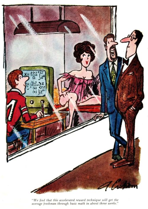 fuckyeahhef:1969 Playboy cartoon by Alden Erikson