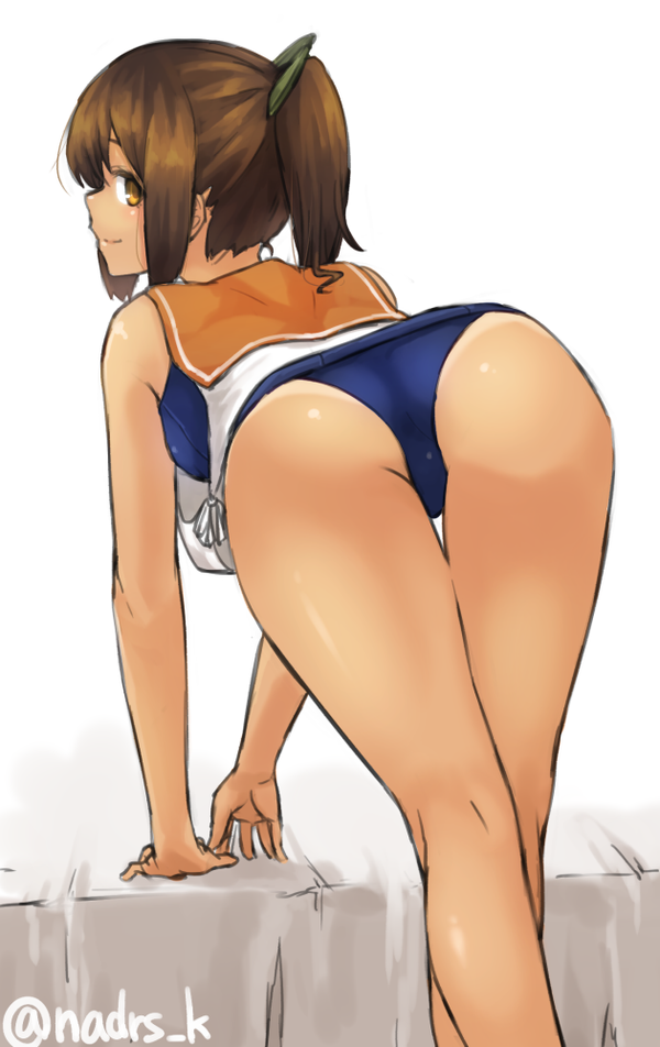 because-japan:  Charm Point Identified:  I-401’s tanlines.  aka_sak4, haya_kewi,