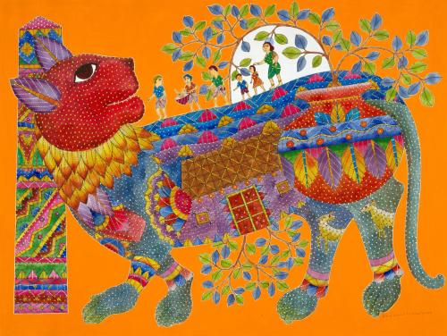 jadedownthedrainn:The world of the Gonds2017Venkat Raman Singh SHYAM