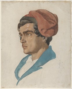 Lorenz Frølich, Head Study Of A Fisherman From Capri Ca. 1849Metropolitan Museum