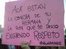 all-you-need-i5-love:  #NiUnaMenos  