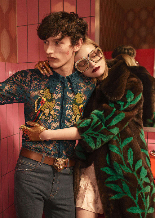 Porn photo vuittonv:  Gucci S/S 2016, by Glen Luchford.